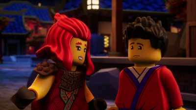 Um, uh, as much
as I wanna stay, - LEGO Ninjago: Dragons Rising