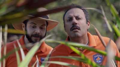 -Um... Um, maybe we could use a big stick. - Rob Riggle's Ski Master Academy