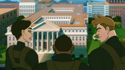 - Um, V? That's the AIA.
- That's right. - Q-Force