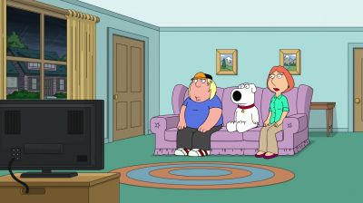 Um, why is Dad
dressed like that now? - Family Guy