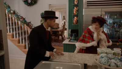 Um, they would be...
back at the place. - The 5-Year Christmas Party