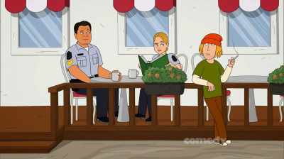 Unbelievable! After I told
Hank he needed a permit. - Corner Gas Animated