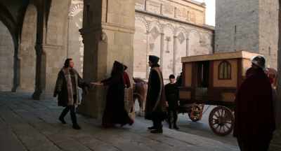 -Uncle, tell him to let me stay.
-Brother, where are you going? - Medici: Masters of Florence
