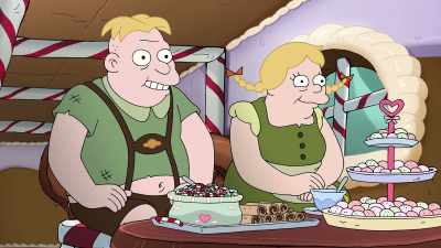 Und none of them are dusted
mit sleeping powder. - Disenchantment