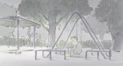Under a warrior's helmet - My Neighbors the Yamadas