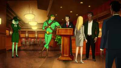 Under "Kite Man." - Harley Quinn