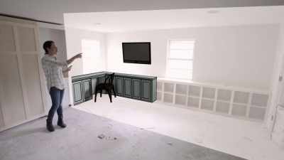 Under this window, I'm going
to leave the boxes exposed, - Fixer Upper: Behind the Design
