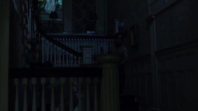[uneasy music continues] - Shameless