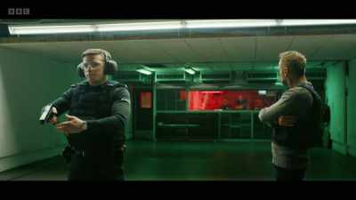 Unholster your gun. - Blue Lights