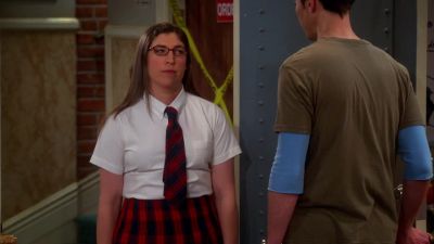 Unless you have Gravity
on Blu-ray under that skirt, - The Big Bang Theory