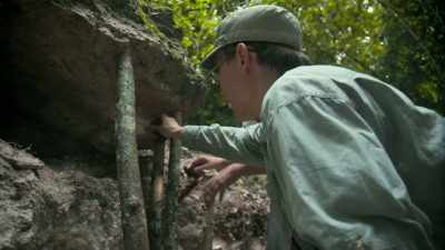 Unless it's all hieroglyphic,
which I don't think. - Lost Treasures of the Maya