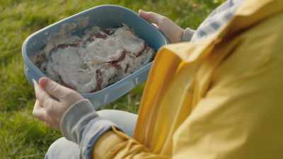 Unless the toast has been
swallowed up by congealed gravy. - Shrink