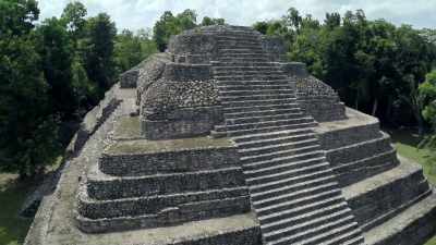 Unlike Egyptian pyramids,
they were meant to be climbed. - Lost Treasures of the Maya