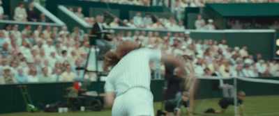 Unloads on each move, - Borg vs McEnroe
