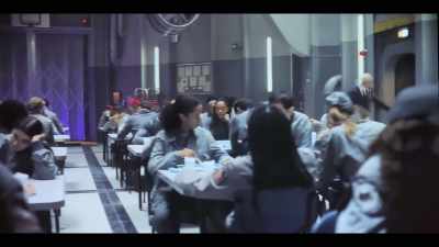 Until, Kenneth Marshall
and his wife, ylfa, walk in. - Mickey 17