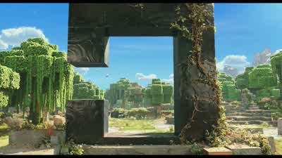 Until one day, I came across some strange ruins. - A Minecraft Movie