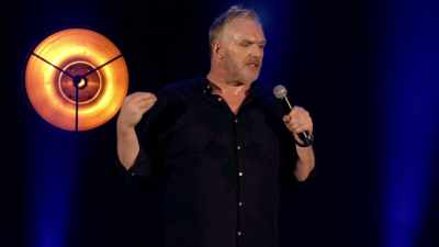 Until she had two transparent,
blooded stumps.  - Greg Davies: You Magnificent Beast