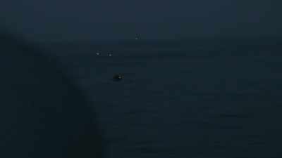 Up until about five metres away,
we still thought it was someone. - Warship: Life at Sea