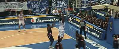 Up ahead to big man
Schortsanitis for the dunk! - Giannis: The Marvelous Journey