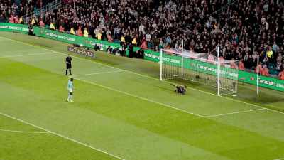 Up comes Yaya Touré,
stutter step, top corner, - All or Nothing: Manchester City
