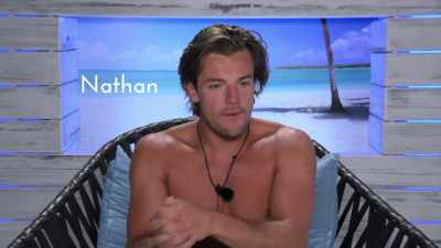 Up, down, left, right,
all I need is a wet fish - Love Island