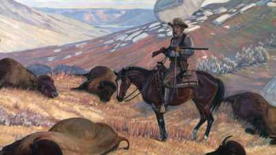 Up and down the plains
these men ranged, - The American Buffalo