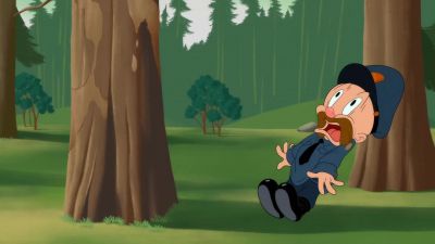 Up here, you dummy! - Looney Tunes Cartoons