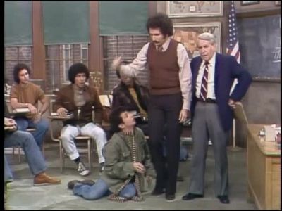 Up your nose with a rubber hose - Welcome Back, Kotter