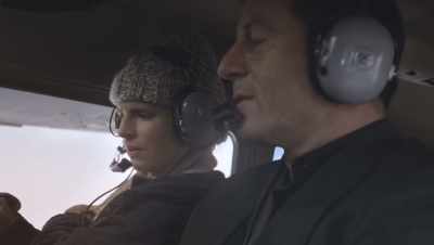 Up and over and back, all the way.
Push the window. - The OA