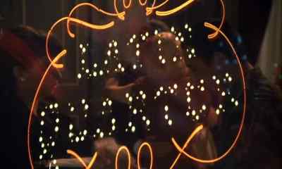 [up tempo rumba-styIe music] - New York, New York