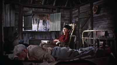 Up the road in his shack,
the old man was sleeping again. - The Old Man and the Sea