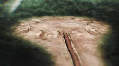 UP TO 200 PEOPLE LIVED AROUND
A MAIN CENTRAL PLAZA, - Lost Cities of the Amazon