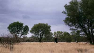 [upbeat acoustic music playing] - Midnight Oil: The Hardest Line