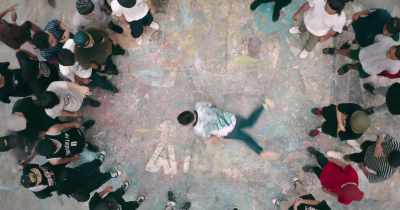 [upbeat break-dancing music playing] - Jo Koy: In His Elements