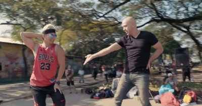 [upbeat dance music playing] - Jo Koy: In His Elements