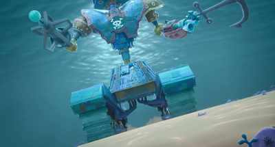 [upbeat electronic music playing] - Plankton: The Movie