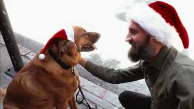 (upbeat music continues) - A Big Fat Family Christmas