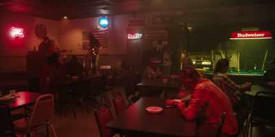 [upbeat music playing
      on speakers] - The Death of Dick Long