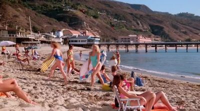 [UPBEAT MUSIC PLAYING] - Baywatch