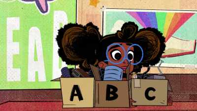 (upbeat music playing) - Marvel's Moon Girl and Devil Dinosaur