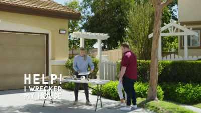[upbeat music playing] - Help! I Wrecked My House