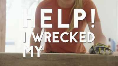 [upbeat music playing] - Help! I Wrecked My House