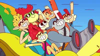 [upbeat music playing] - ThunderCats Roar