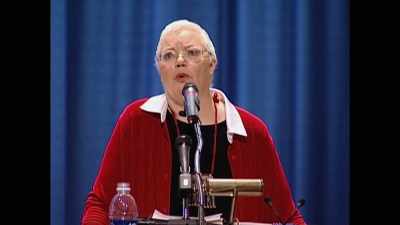 (upbeat music playing)



 - Raise Hell: The Life & Times of Molly Ivins
