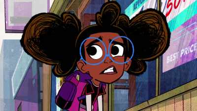 - (upbeat music playing)
- (wind blows) - Marvel's Moon Girl and Devil Dinosaur