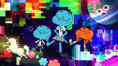 [ Upbeat music plays ] - The Amazing World of Gumball