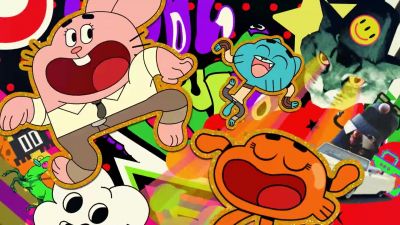 [ Upbeat music plays ] - The Amazing World of Gumball