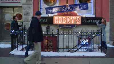 (* upbeat music *) - Hanukkah on the Rocks