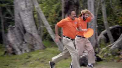-(upbeat rock music playing) - Rob Riggle's Ski Master Academy