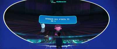 "Upgrade all B-Bots
to be like Ron." - Ron's Gone Wrong